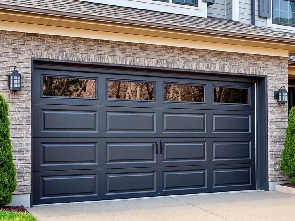 Garage door replacement — after