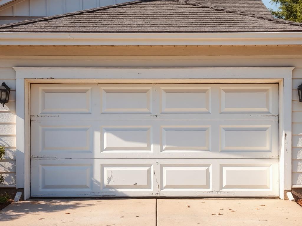 Garage door replacement — before